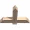 Ekena Millwork Eugene Smooth Timber Gable Bracket, Douglas Fir, 36"W x 24"H x 5 1/2"D x 5 1/2"F, 16/12 Pitch GBW036X24X0606EUG00SDF - alternate 5